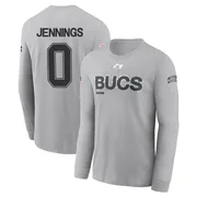 Men's Deion Jennings Tampa Bay Buccaneers Gray 2024 Salute to Service Long Sleeve T-Shirt
