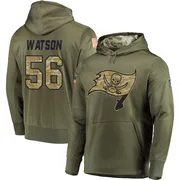 Men's Desmond Watson Tampa Bay Buccaneers Olive Salute to Service Pullover Hoodie