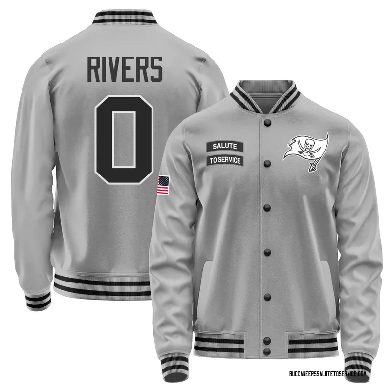 Men's Eric Rivers Tampa Bay Buccaneers Gray Salute to Service Performance Jacket