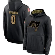 Men's Jack Pyburn Tampa Bay Buccaneers Black 2020 Salute to Service Sideline Performance Pullover Hoodie