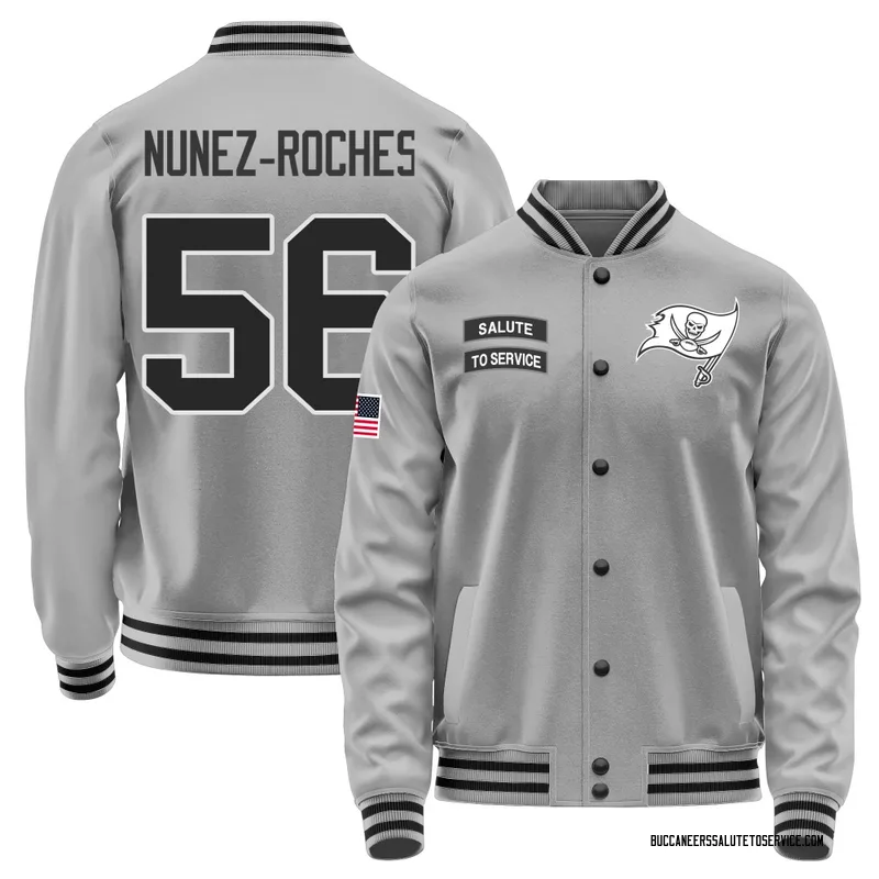 Men's Rakeem Nunez-Roches Tampa Bay Buccaneers Gray Salute to Service Performance Jacket