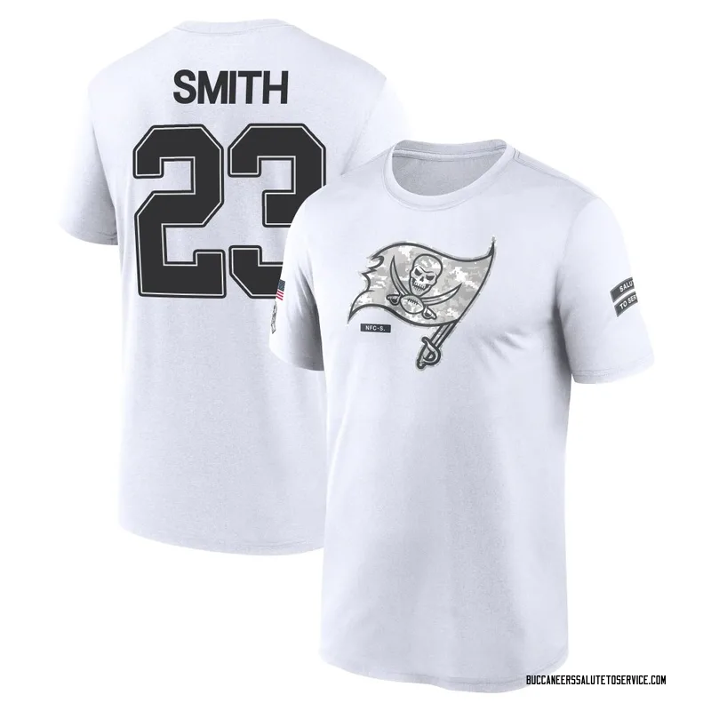 Men's Tykee Smith Tampa Bay Buccaneers Legend White 2024 Salute to Service Performance T-Shirt