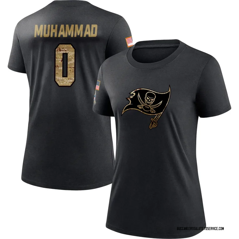 Women's Al-Quadin Muhammad Tampa Bay Buccaneers Black 2020 Salute To Service Performance T-Shirt