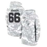 Women's Ryan Jensen Tampa Bay Buccaneers Camo Arctic 2024 Salute to Service Club Fleece Pullover Hoodie