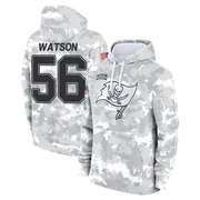 Youth Desmond Watson Tampa Bay Buccaneers Camo Arctic 2024 Salute to Service Club Fleece Pullover Hoodie