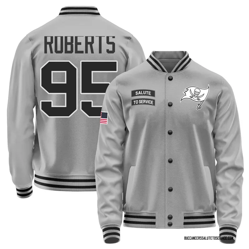 Youth Elijah Roberts Tampa Bay Buccaneers Gray Salute to Service Performance Jacket