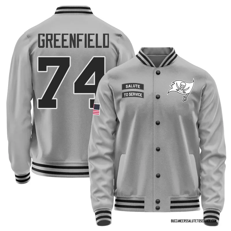 Youth Garret Greenfield Tampa Bay Buccaneers Gray Salute to Service Performance Jacket