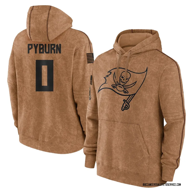 Youth Jack Pyburn Tampa Bay Buccaneers Brown 2023 Salute To Service Club Pullover Hoodie