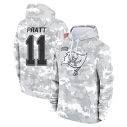 Youth Michael Pratt Tampa Bay Buccaneers Camo Arctic 2024 Salute to Service Club Fleece Pullover Hoodie