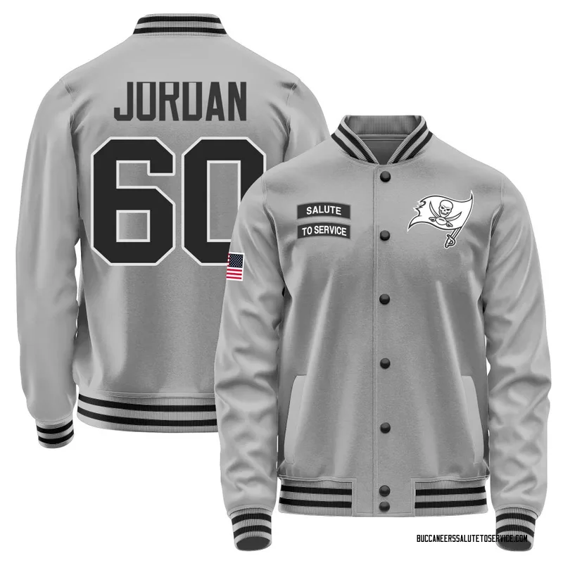 Youth Mike Jordan Tampa Bay Buccaneers Gray Salute to Service Performance Jacket