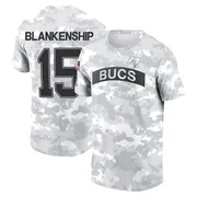 Youth Rodrigo Blankenship Tampa Bay Buccaneers Camo Arctic 2024 Salute to Service Performance T-Shirt