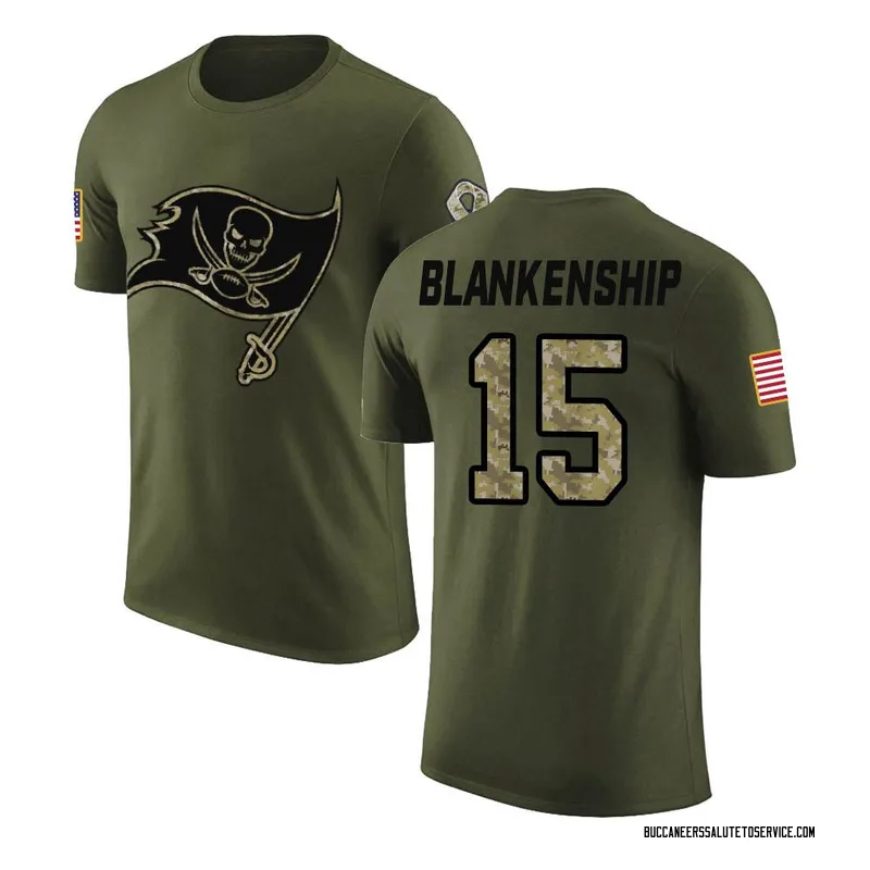 Youth Rodrigo Blankenship Tampa Bay Buccaneers Legend Olive Salute to Service T-Shirt
