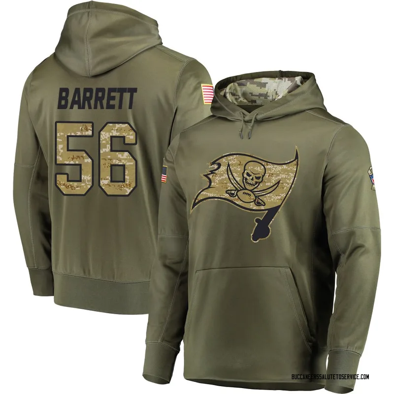 Youth Shaquil Barrett Tampa Bay Buccaneers Olive Salute to Service Pullover Hoodie